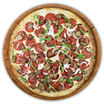 Jim Loaded Burger Pizza 